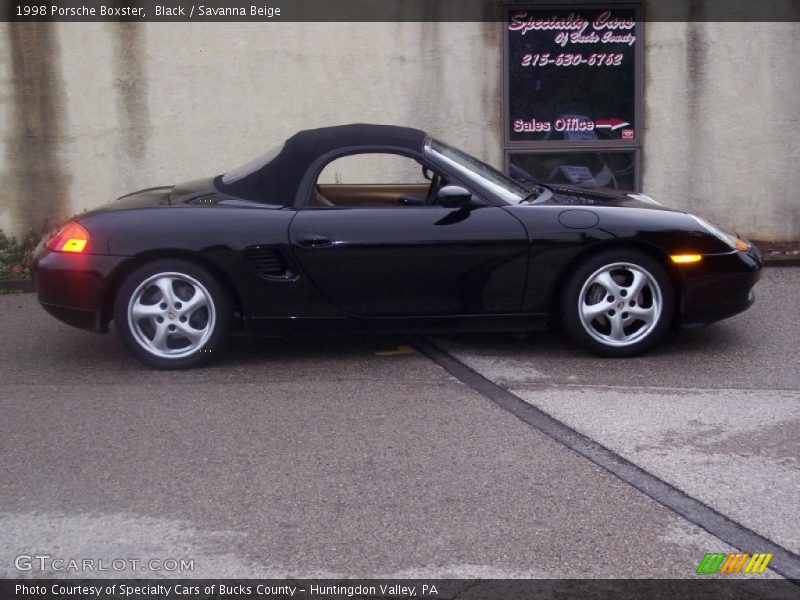 Black / Savanna Beige 1998 Porsche Boxster
