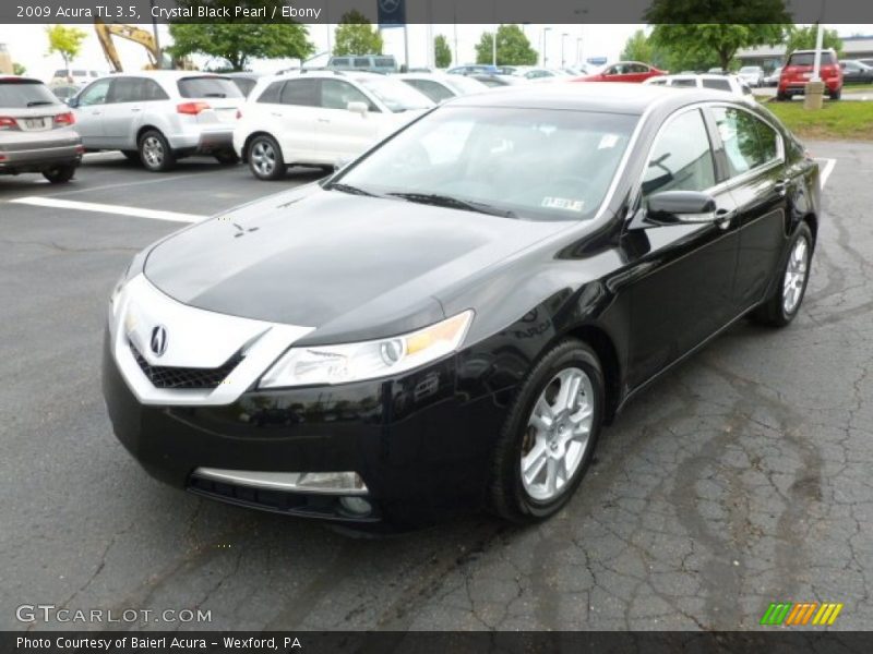 Crystal Black Pearl / Ebony 2009 Acura TL 3.5