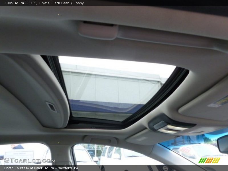 Crystal Black Pearl / Ebony 2009 Acura TL 3.5