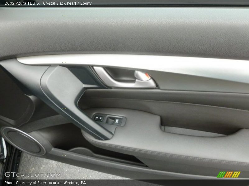 Crystal Black Pearl / Ebony 2009 Acura TL 3.5