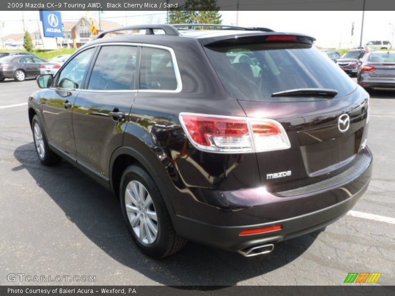 Black Cherry Mica / Sand 2009 Mazda CX-9 Touring AWD