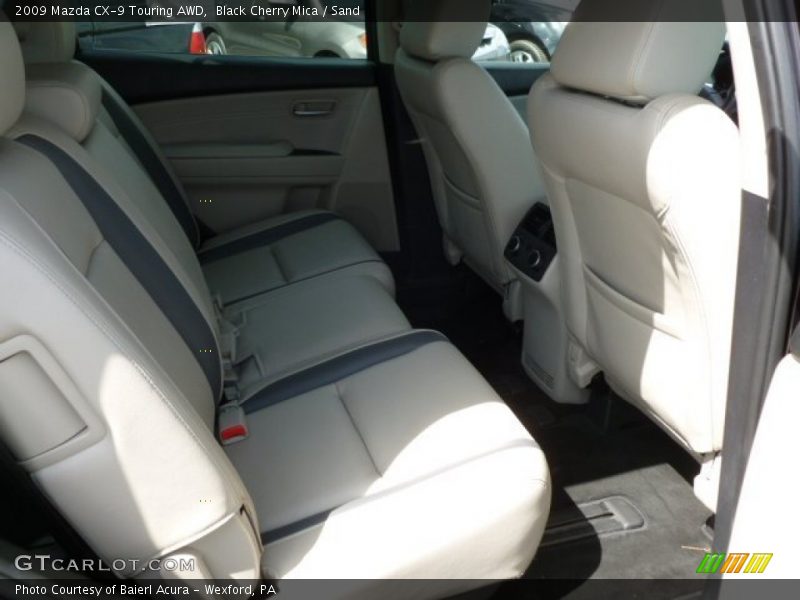 Black Cherry Mica / Sand 2009 Mazda CX-9 Touring AWD