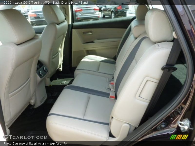 Black Cherry Mica / Sand 2009 Mazda CX-9 Touring AWD