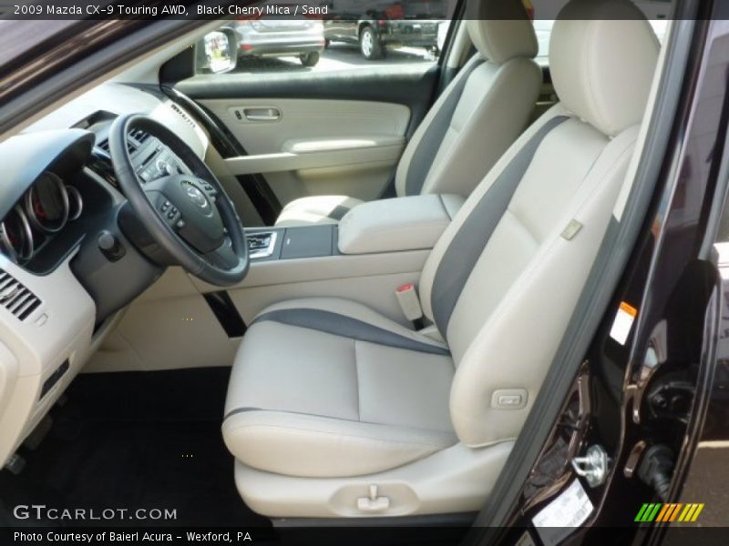 Black Cherry Mica / Sand 2009 Mazda CX-9 Touring AWD