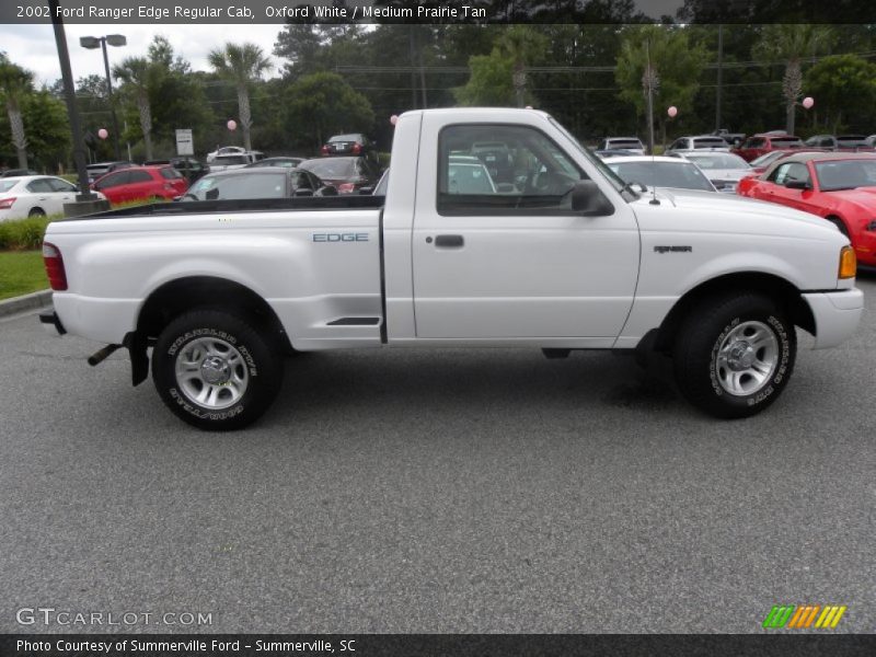Oxford White / Medium Prairie Tan 2002 Ford Ranger Edge Regular Cab