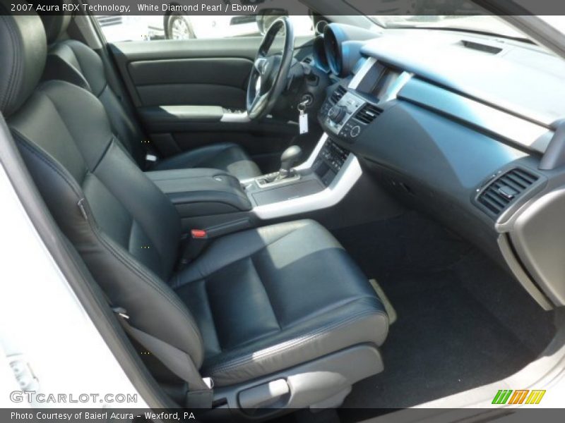 White Diamond Pearl / Ebony 2007 Acura RDX Technology