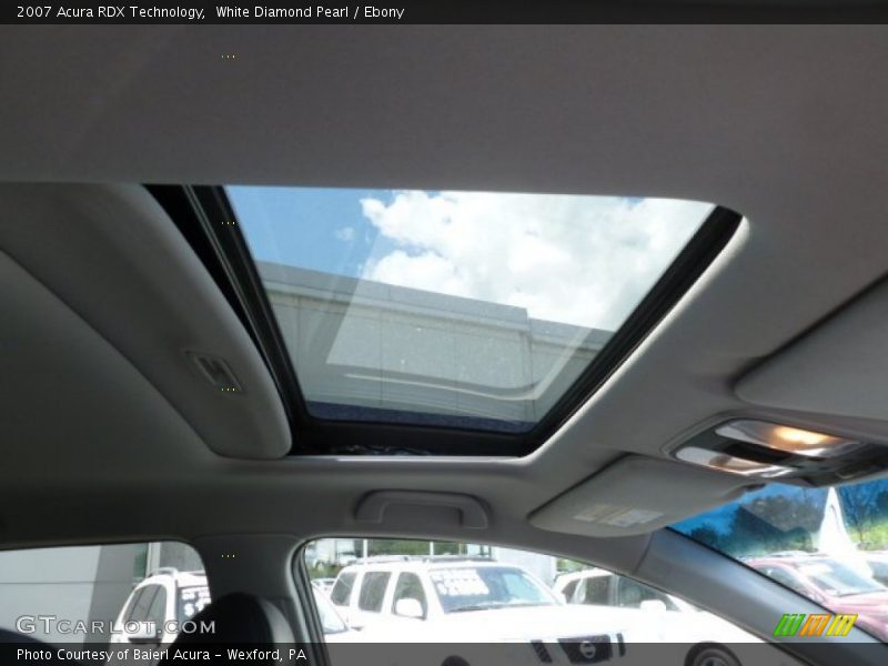 White Diamond Pearl / Ebony 2007 Acura RDX Technology