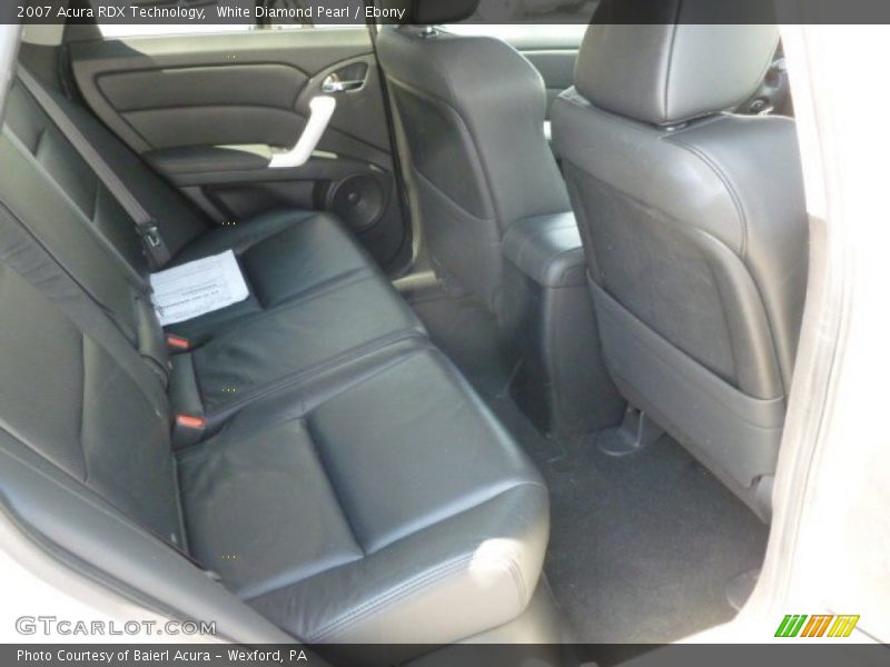 White Diamond Pearl / Ebony 2007 Acura RDX Technology