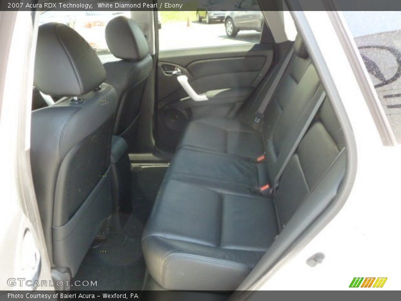 White Diamond Pearl / Ebony 2007 Acura RDX Technology