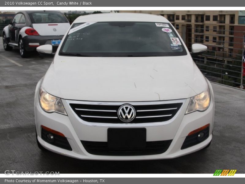 Candy White / Black 2010 Volkswagen CC Sport