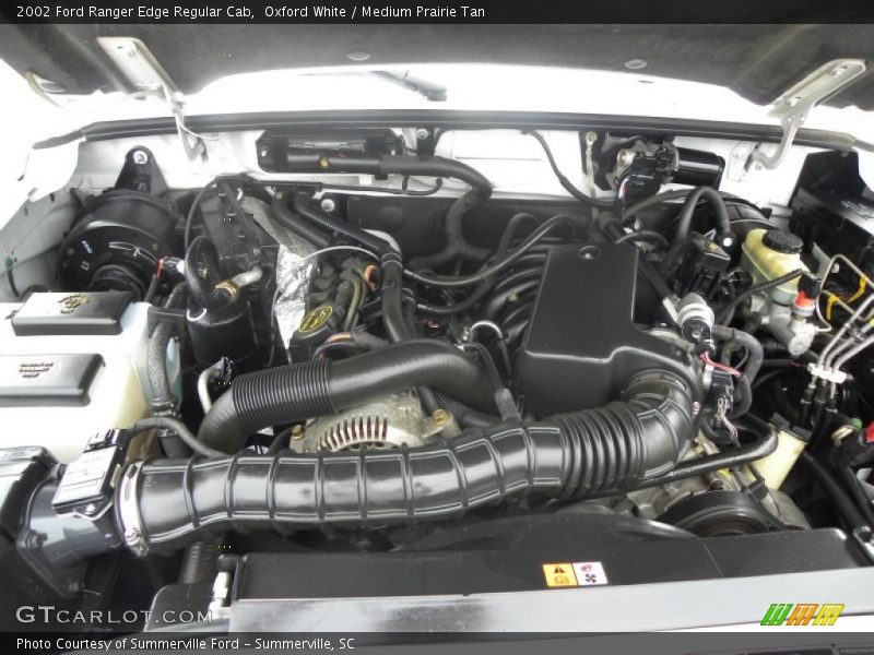 Oxford White / Medium Prairie Tan 2002 Ford Ranger Edge Regular Cab