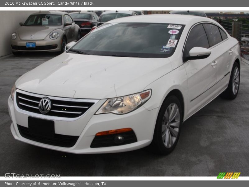 Candy White / Black 2010 Volkswagen CC Sport