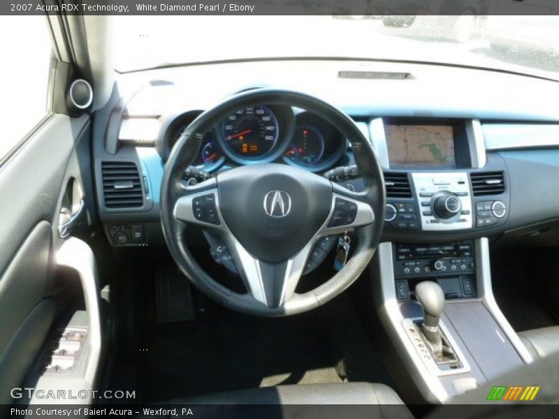 White Diamond Pearl / Ebony 2007 Acura RDX Technology