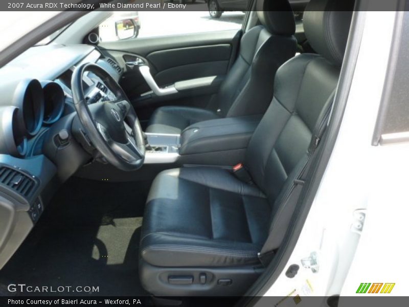 White Diamond Pearl / Ebony 2007 Acura RDX Technology