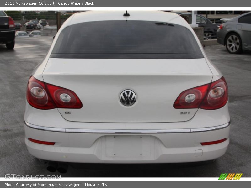 Candy White / Black 2010 Volkswagen CC Sport