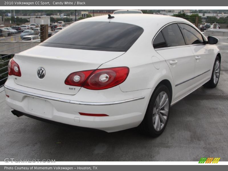 Candy White / Black 2010 Volkswagen CC Sport