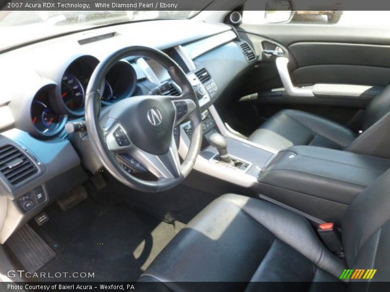 White Diamond Pearl / Ebony 2007 Acura RDX Technology