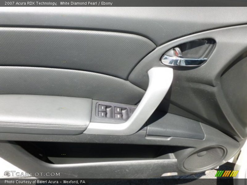 White Diamond Pearl / Ebony 2007 Acura RDX Technology