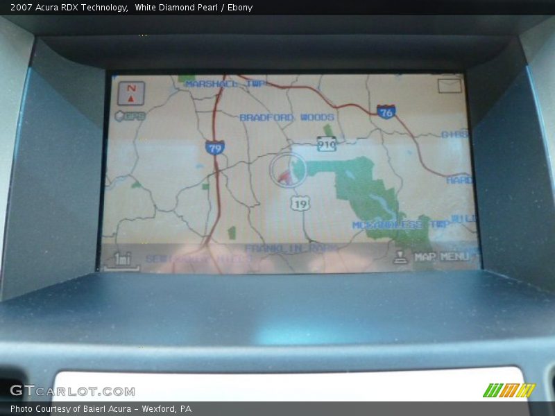 White Diamond Pearl / Ebony 2007 Acura RDX Technology