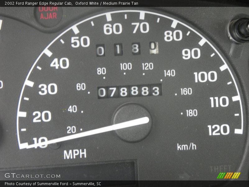 Oxford White / Medium Prairie Tan 2002 Ford Ranger Edge Regular Cab
