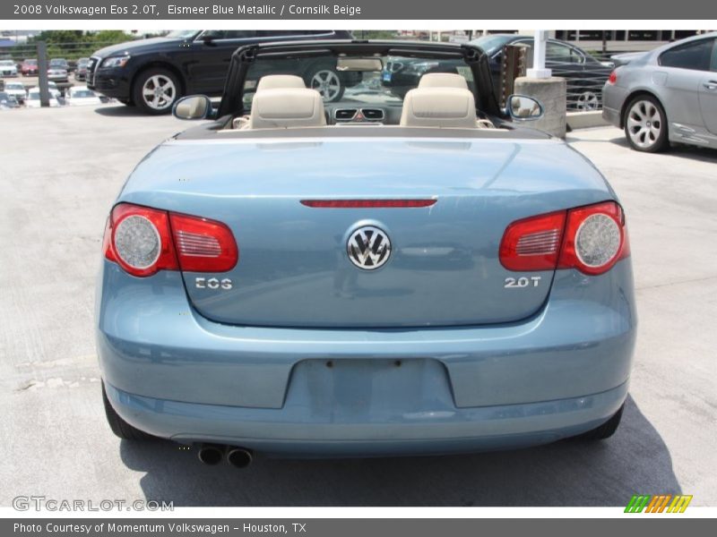 Eismeer Blue Metallic / Cornsilk Beige 2008 Volkswagen Eos 2.0T