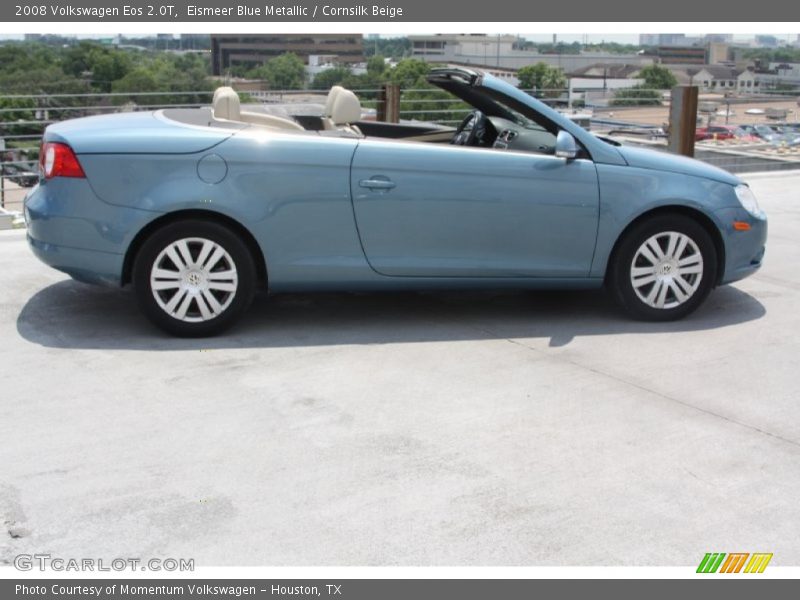 Eismeer Blue Metallic / Cornsilk Beige 2008 Volkswagen Eos 2.0T