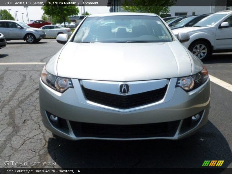 Palladium Metallic / Parchment 2010 Acura TSX Sedan