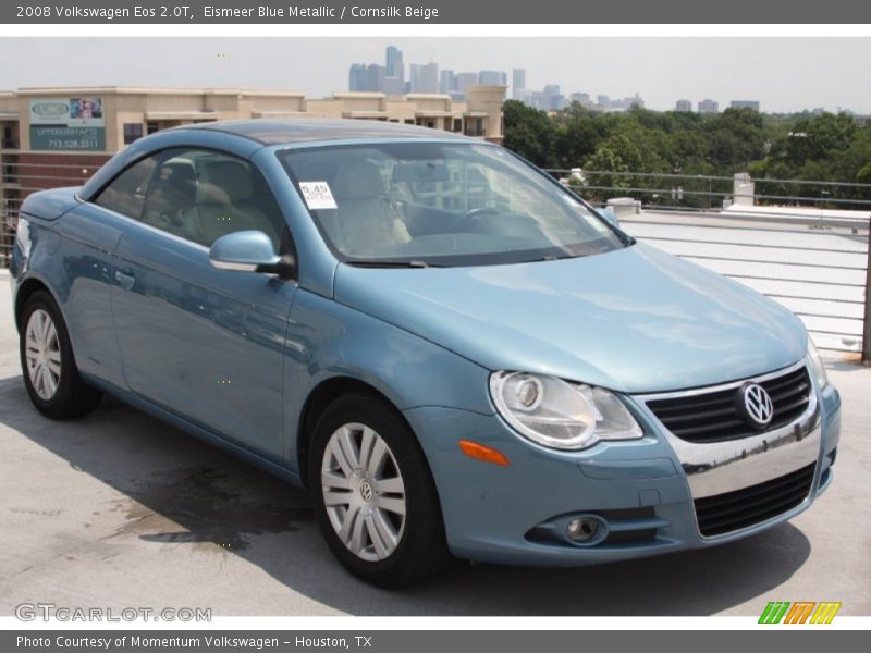 Eismeer Blue Metallic / Cornsilk Beige 2008 Volkswagen Eos 2.0T