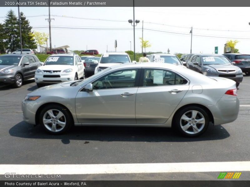 Palladium Metallic / Parchment 2010 Acura TSX Sedan
