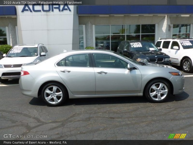 Palladium Metallic / Parchment 2010 Acura TSX Sedan