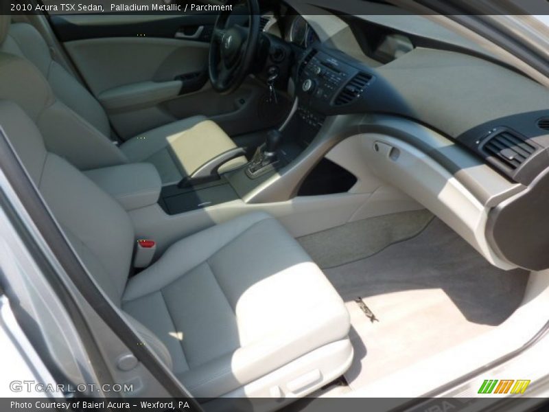 Palladium Metallic / Parchment 2010 Acura TSX Sedan