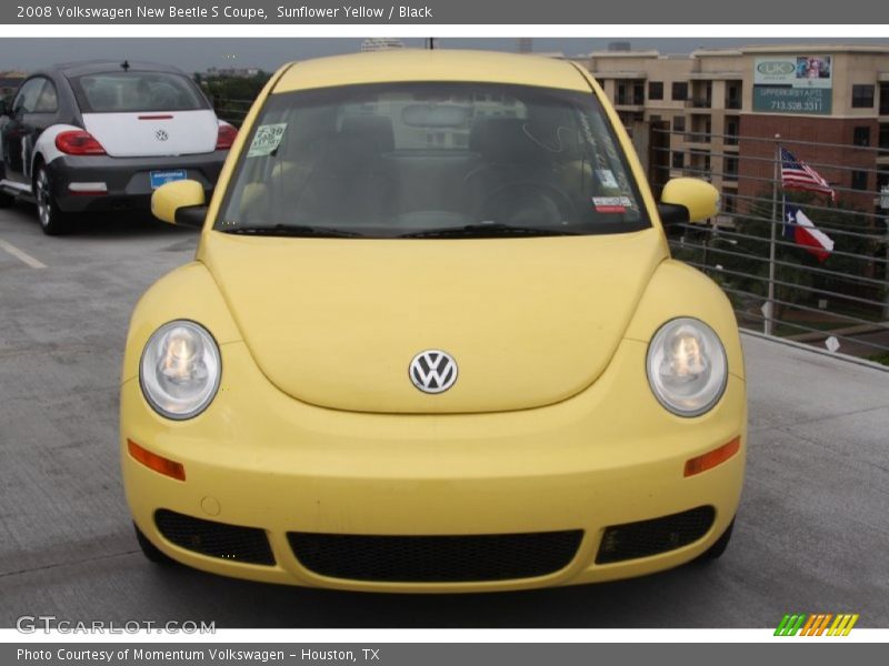 Sunflower Yellow / Black 2008 Volkswagen New Beetle S Coupe