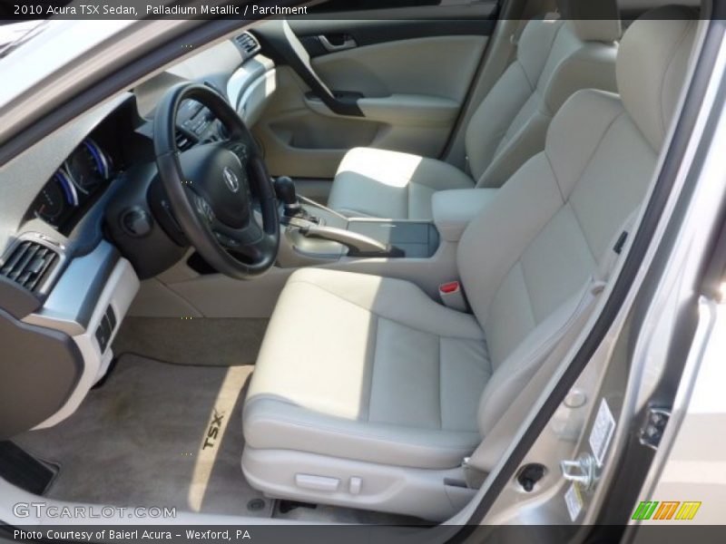 Palladium Metallic / Parchment 2010 Acura TSX Sedan