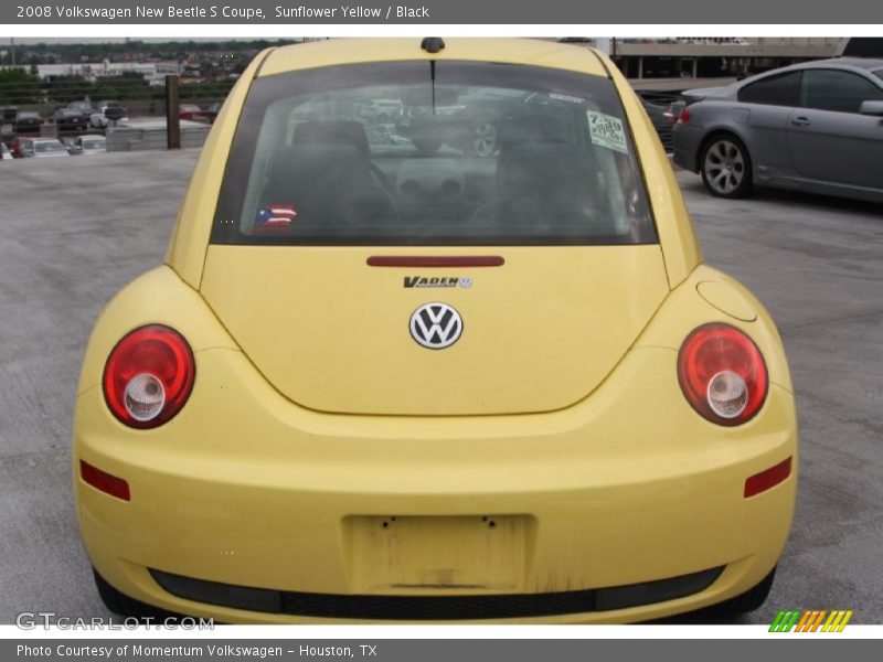 Sunflower Yellow / Black 2008 Volkswagen New Beetle S Coupe