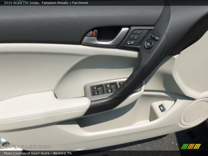 Palladium Metallic / Parchment 2010 Acura TSX Sedan