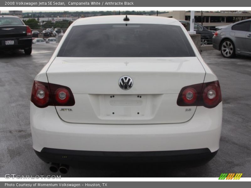 Campanella White / Anthracite Black 2008 Volkswagen Jetta SE Sedan