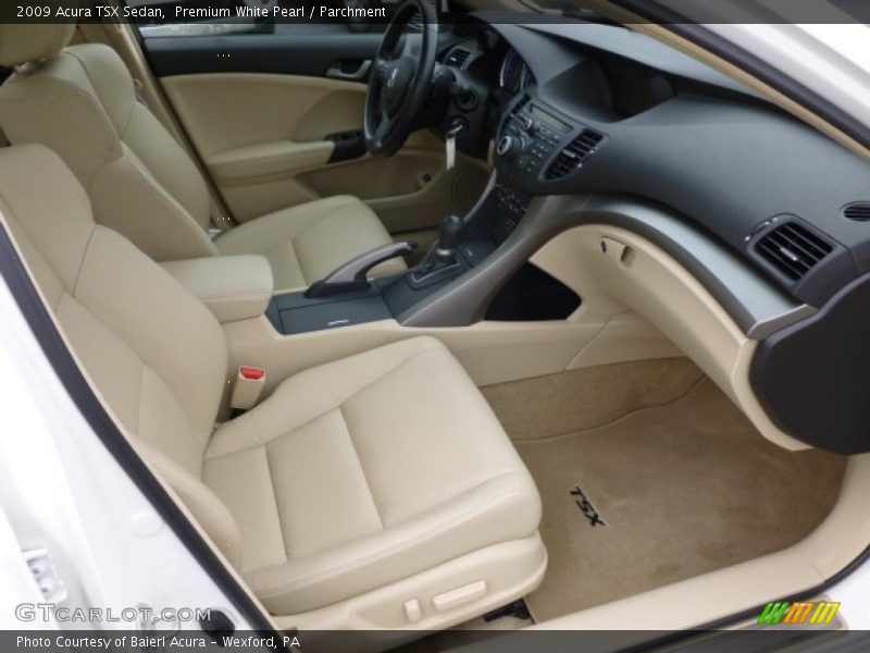 Premium White Pearl / Parchment 2009 Acura TSX Sedan