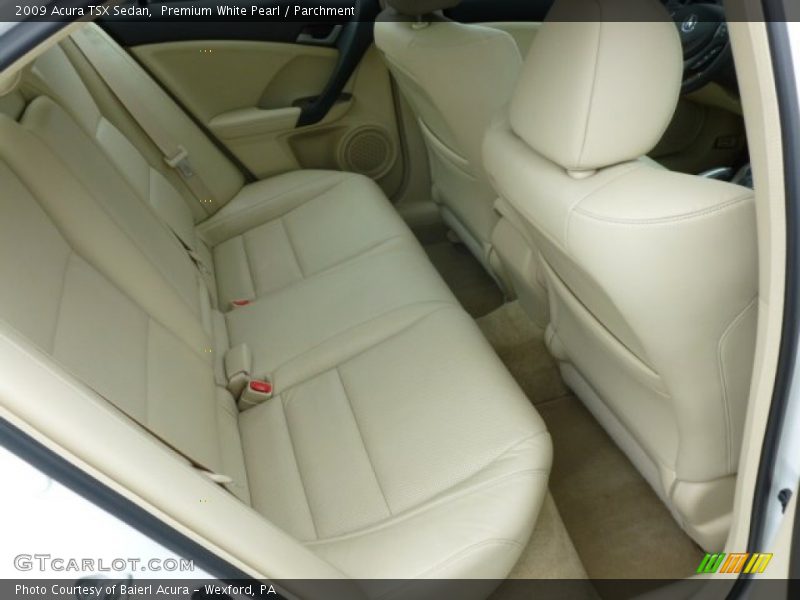 Premium White Pearl / Parchment 2009 Acura TSX Sedan