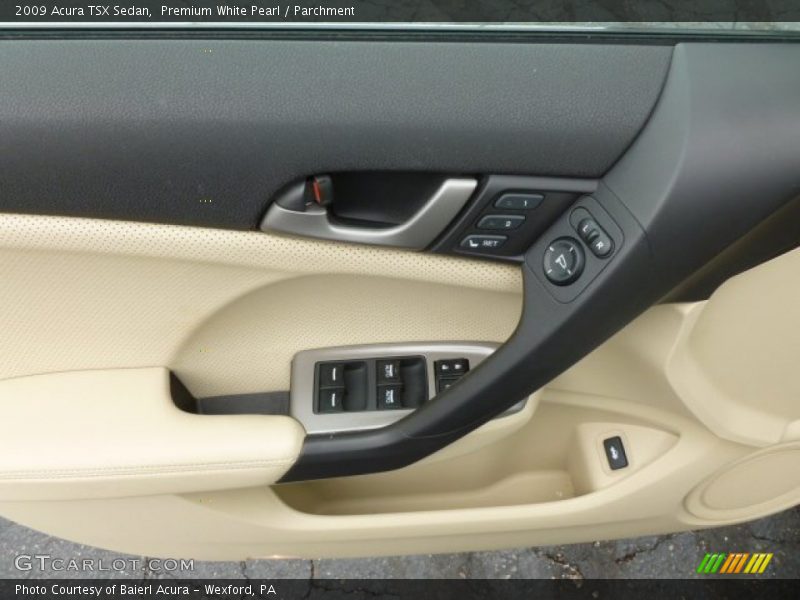 Premium White Pearl / Parchment 2009 Acura TSX Sedan