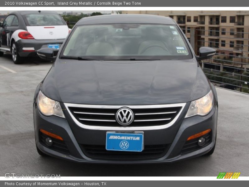 Island Grey Metallic / Cornsilk Beige Two Tone 2010 Volkswagen CC Sport