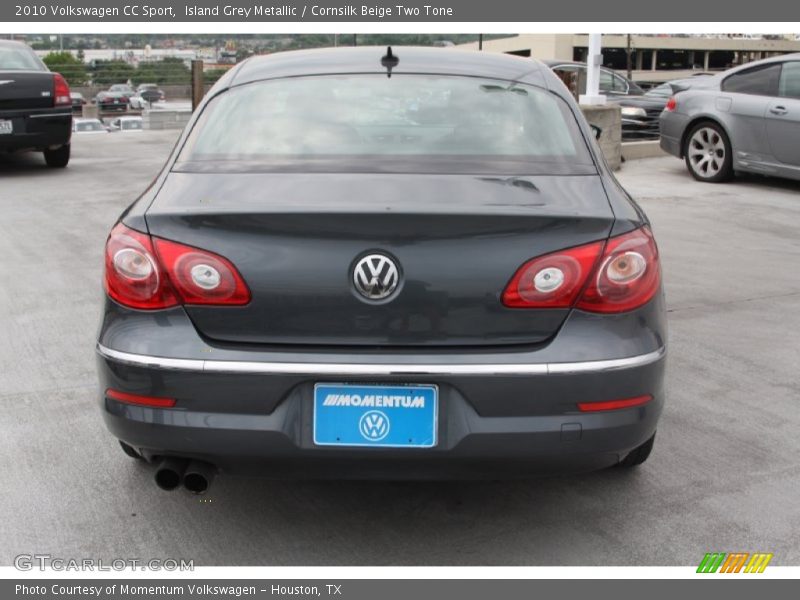 Island Grey Metallic / Cornsilk Beige Two Tone 2010 Volkswagen CC Sport