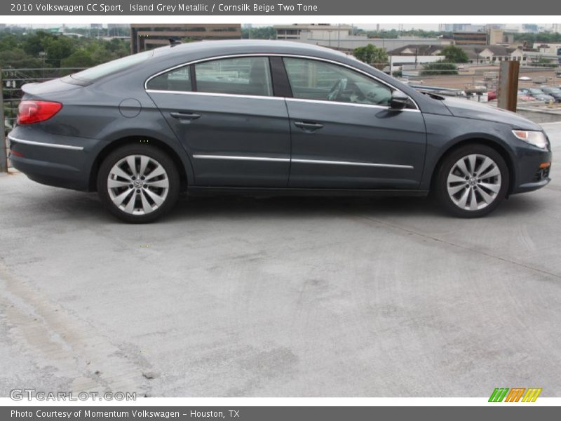 Island Grey Metallic / Cornsilk Beige Two Tone 2010 Volkswagen CC Sport