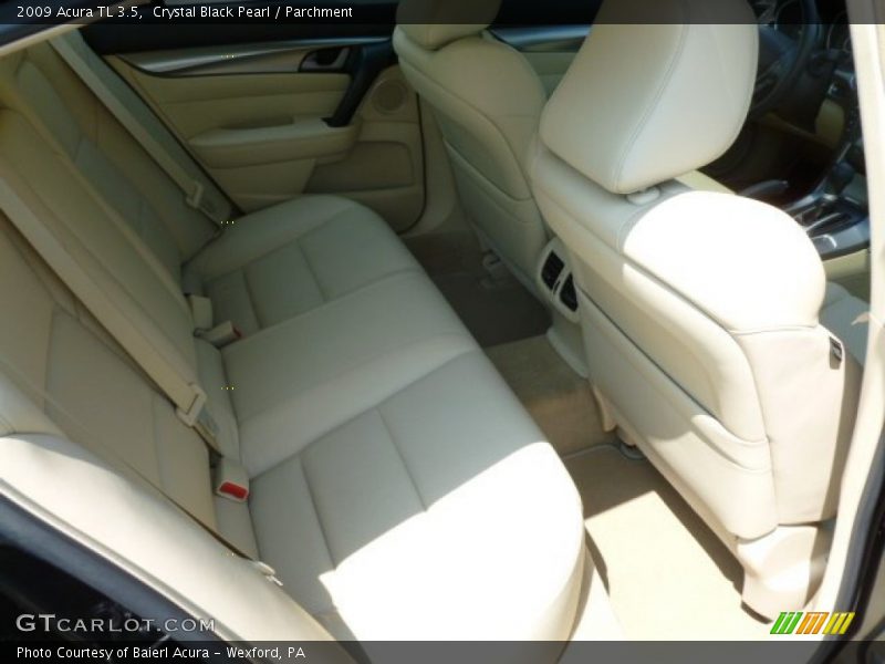 Crystal Black Pearl / Parchment 2009 Acura TL 3.5