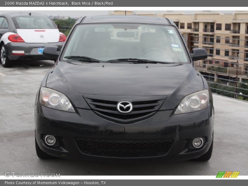 Black Mica / Black/Red 2006 Mazda MAZDA3 s Hatchback