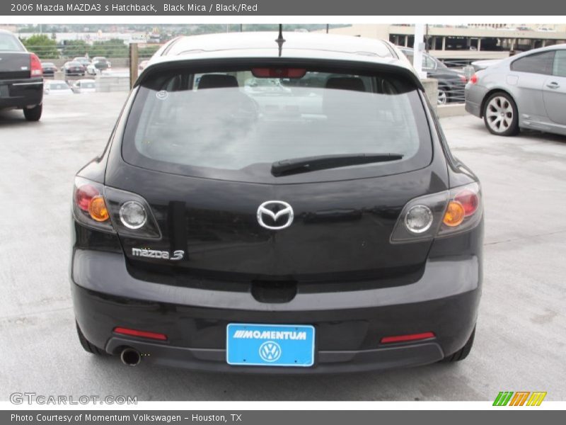 Black Mica / Black/Red 2006 Mazda MAZDA3 s Hatchback