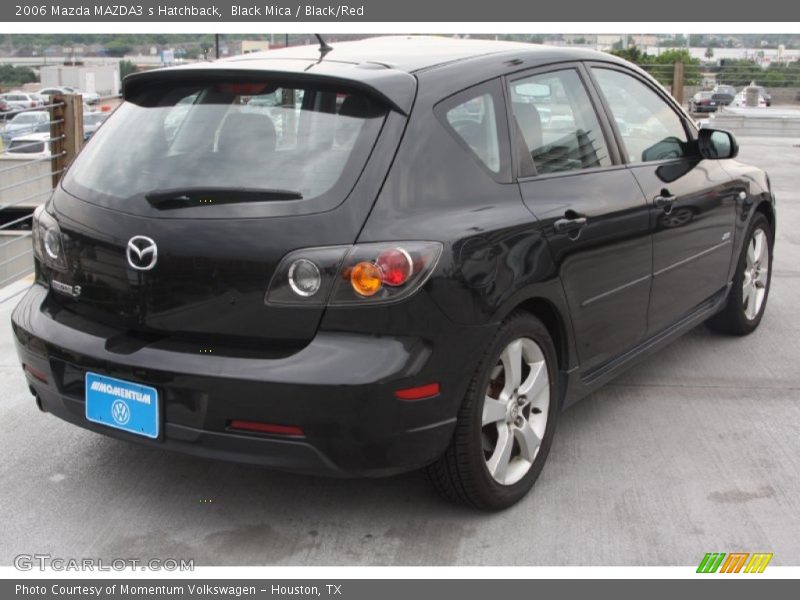 Black Mica / Black/Red 2006 Mazda MAZDA3 s Hatchback