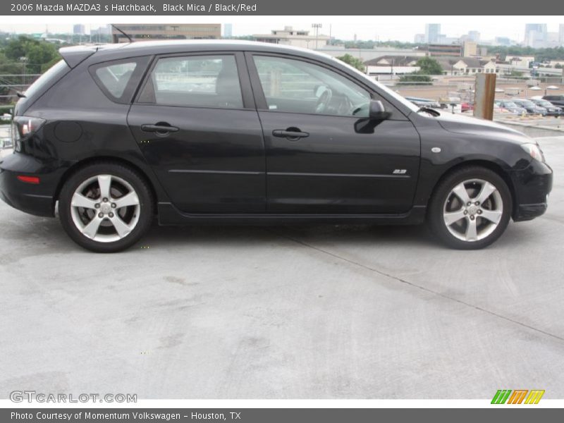 Black Mica / Black/Red 2006 Mazda MAZDA3 s Hatchback