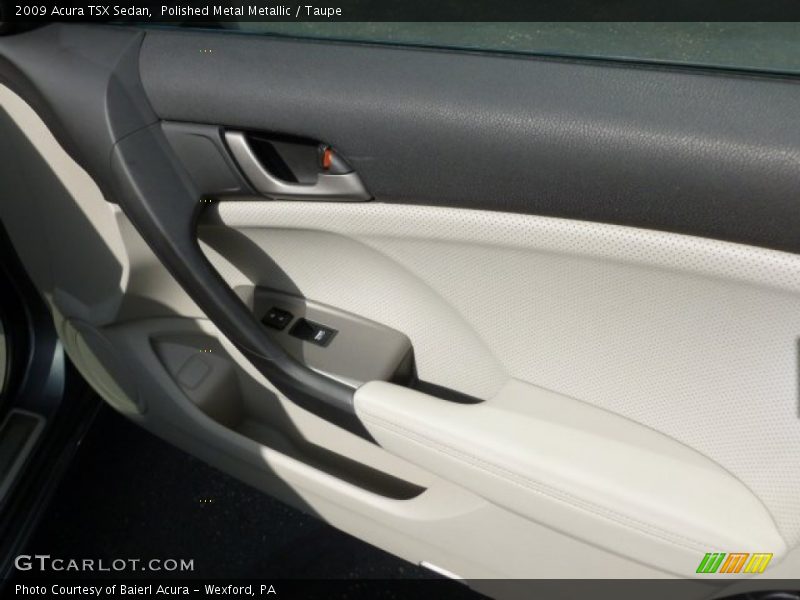 Polished Metal Metallic / Taupe 2009 Acura TSX Sedan