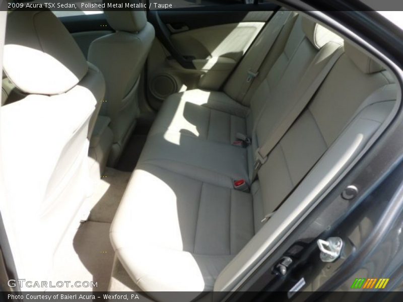 Polished Metal Metallic / Taupe 2009 Acura TSX Sedan