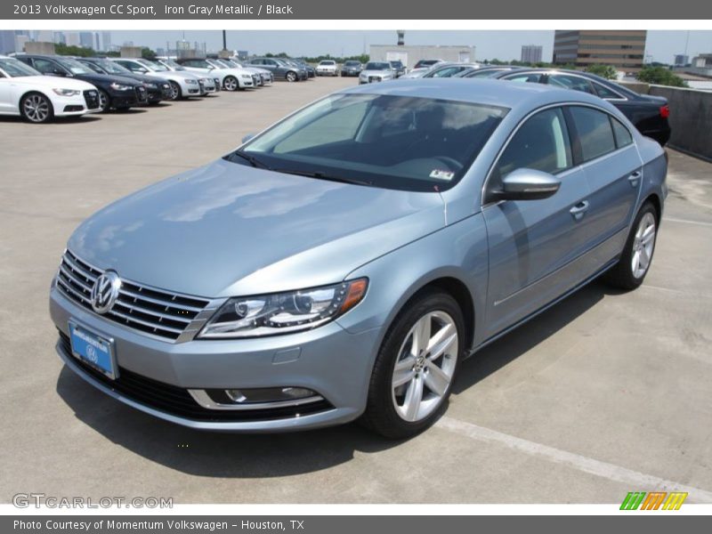 Iron Gray Metallic / Black 2013 Volkswagen CC Sport